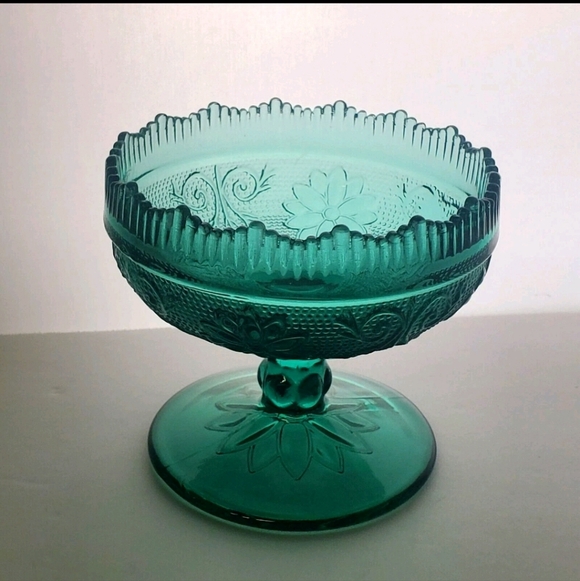 Indiana Glass Other - Indiana Glass Spruce Green Sherbert Dish